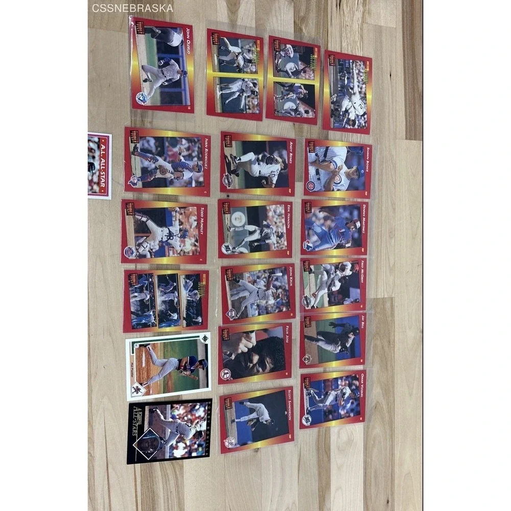 Vintage‎ 1992 Donruss Triple Play baseball trading cards